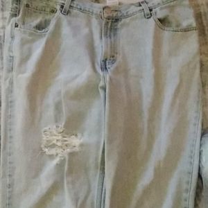 Levi's torn/ragged ladies jeans